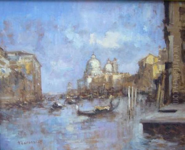 Venise. Oil Painting by Andrea Tavernier