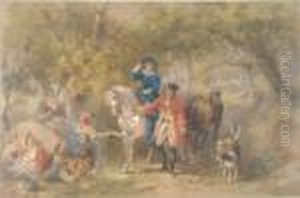 Charity Oil Painting by John Frederick Tayler