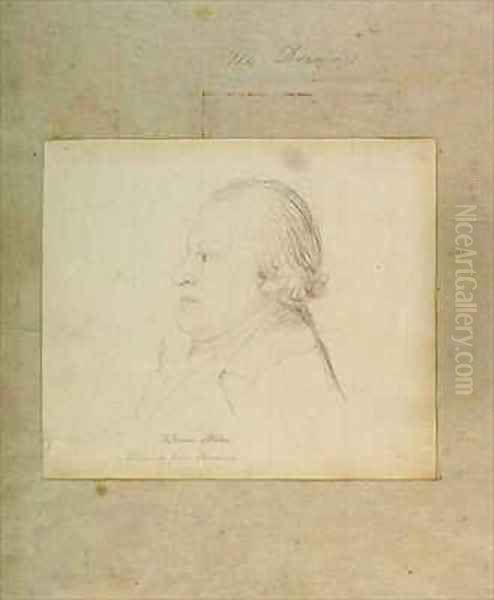 Portrait of William Blake Oil Painting by John Flaxman