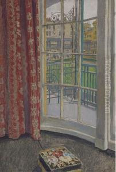 View From A Window Oil Painting by Walter Taylor