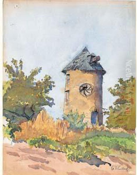 Le Moulin Oil Painting by Georges Tcherkessof