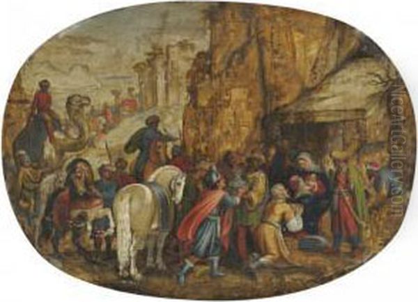 The Adoration Of The Magi Oil Painting by Antonia Tempesta