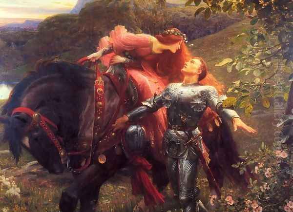 La Belle Dam Sans Merci Oil Painting by Dicksie Frank