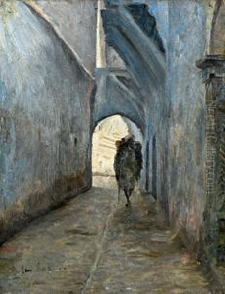 Ruelle De La Casbah Oil Painting by Siebe Johannes ten Cate