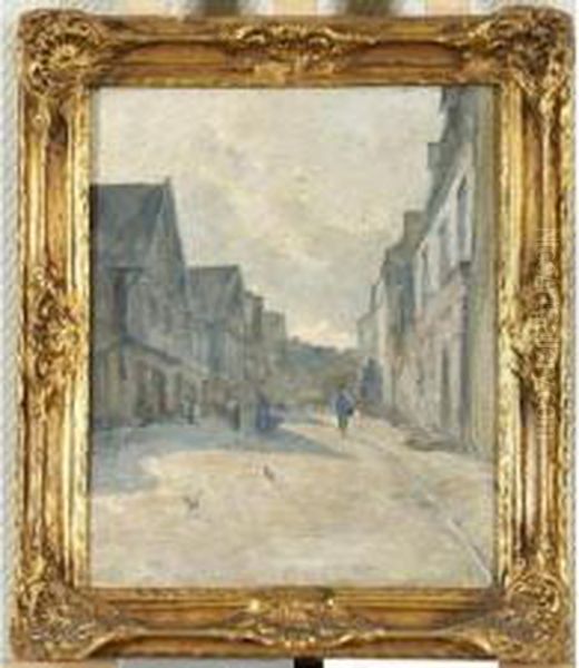 Vue De Ville Oil Painting by Siebe Johannes ten Cate