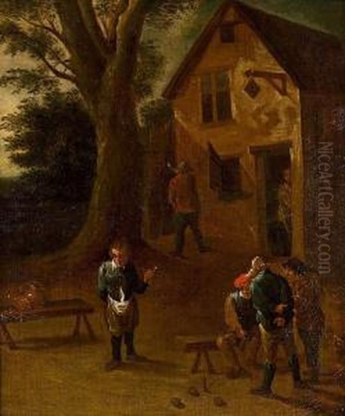 Posada Oil Painting by David The Younger Teniers