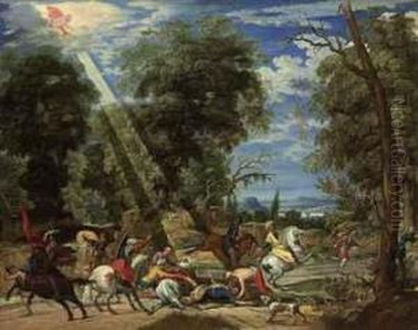 The Conversion Of Saint Paul Oil Painting by David The Elder Teniers