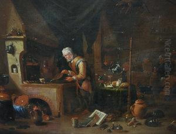 Untitled Oil Painting by David The Younger Teniers