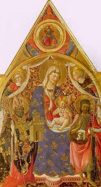 Madonna and Child with Saints by Antonio Fiorentino