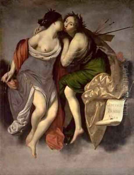 Allegory of the Arts Oil Painting by Francesco Furini