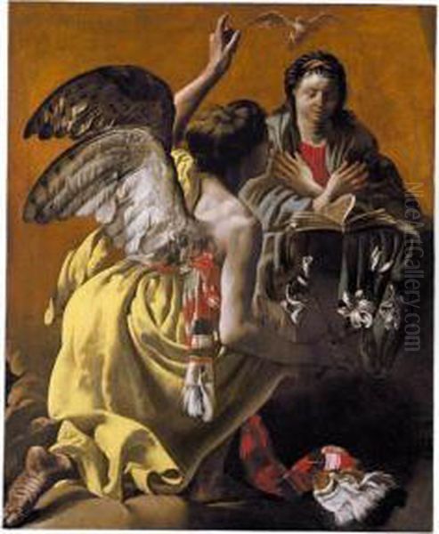 The Annunciation Oil Painting by Hendrick Terbrugghen