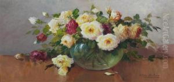 Jete De Fleurs Oil Painting by Kees Terlouw