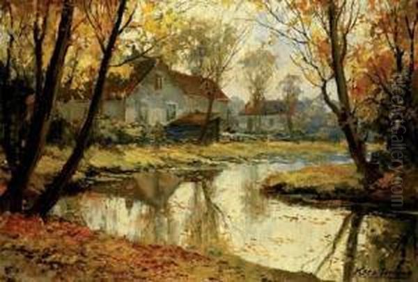 Riviere En Automne Oil Painting by Kees Terlouw