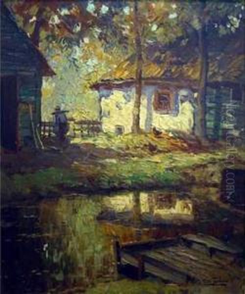 La Vieille Ferme Oil Painting by Kees Terlouw