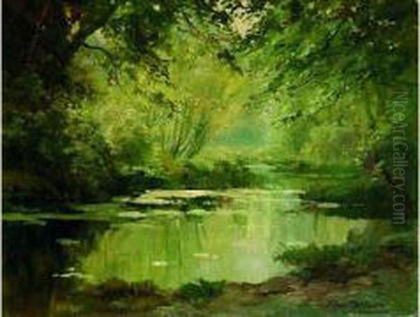 Sous Bois Oil Painting by Kees Terlouw