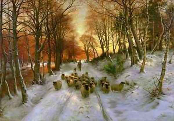 Glowed with Tints of Evening Hours Oil Painting by Joseph Farquharson