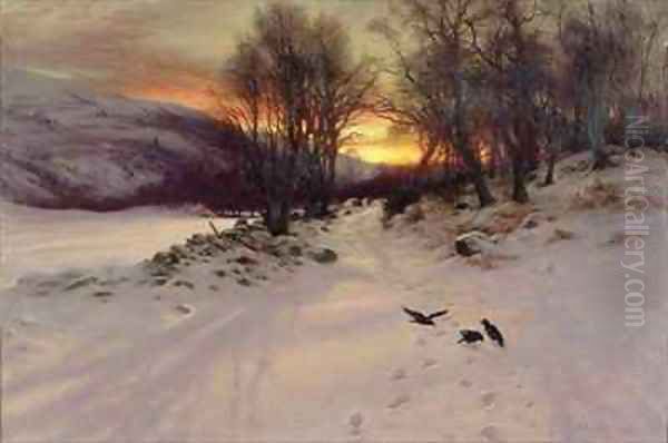 When the West with Evening Glows 2 Oil Painting by Joseph Farquharson