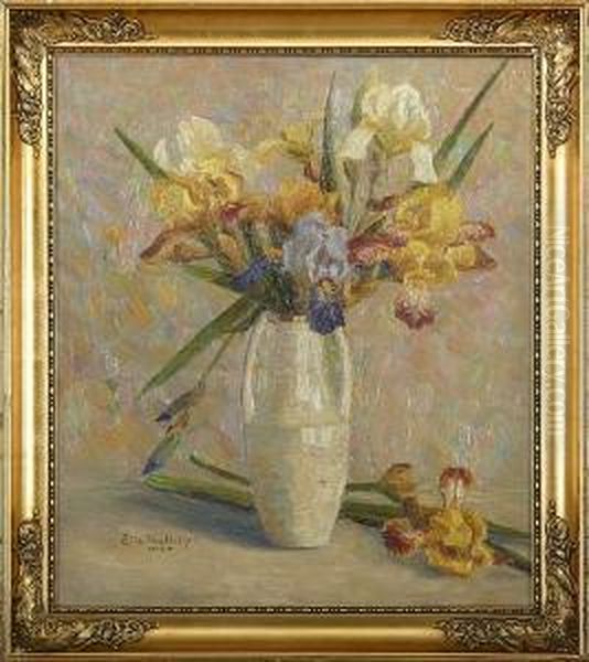 Still Life With Flowers In A Vase by Ella Thalbitzer