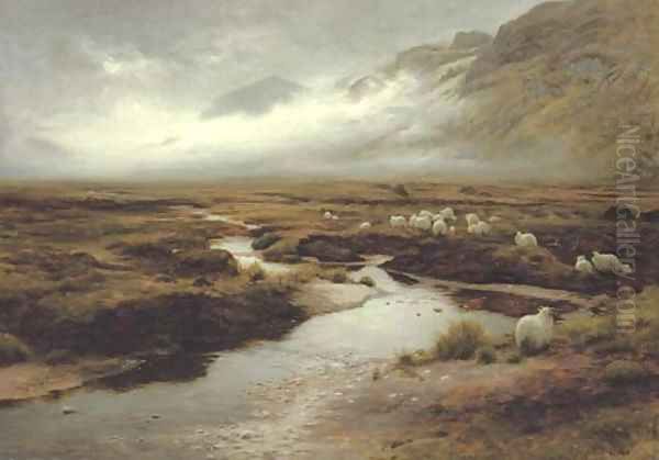 The Moss at Poolewe Oil Painting by Joseph Farquharson