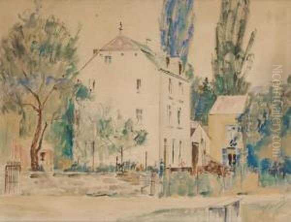 La Maison Blanche Oil Painting by Pierre Thevenet