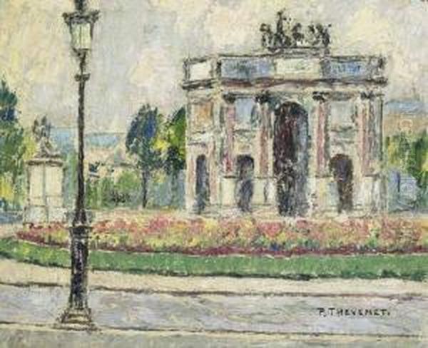 Le Carrousel Oil Painting by Pierre Thevenet