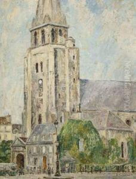 Tour De Saint-germain-des-pres Oil Painting by Pierre Thevenet