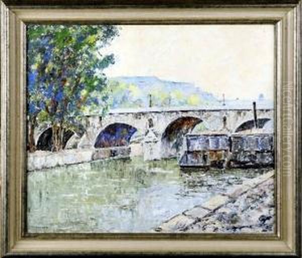 [pont Marie A Paris] Oil Painting by Pierre Thevenet