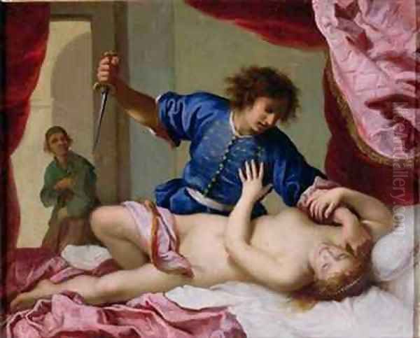 The Rape of Lucretia Oil Painting by Felice Ficherelli