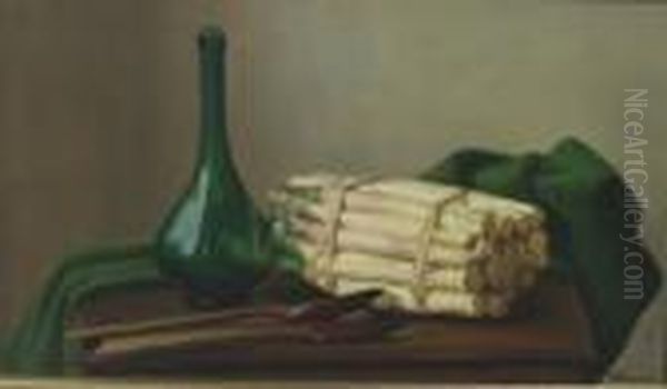 Nature Morte Aux Asperges Oil Painting by Thomas