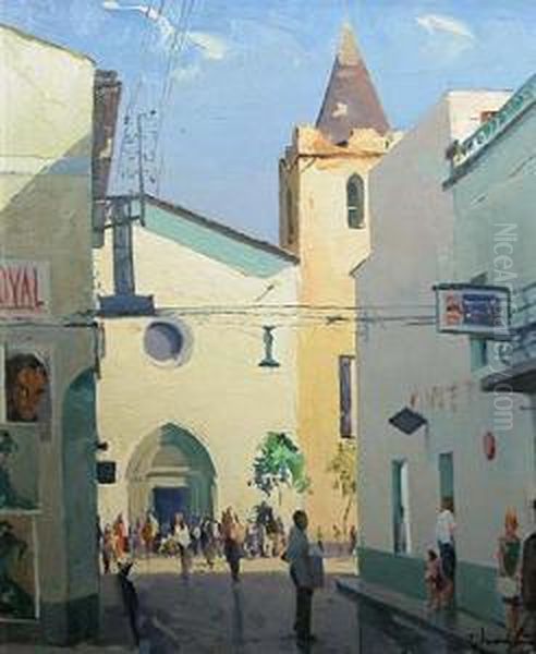 Paisaje Urbano. Oil Painting by Thomas