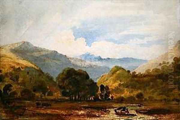 St Johns Vale Oil Painting by Anthony Vandyke Copley Fielding