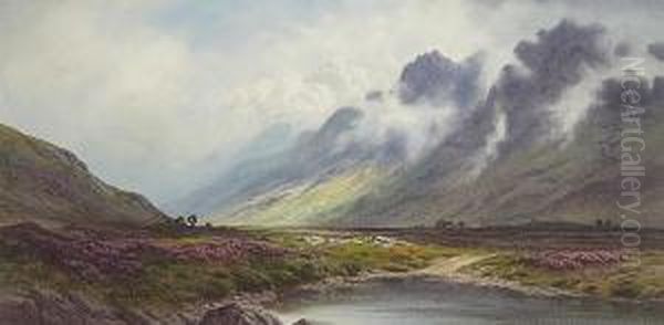 Rising Mists, Argyllshire Oil Painting by Edward Horace Thompson