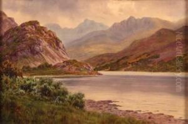 Lakeland Scene Oil Painting by Edward Horace Thompson