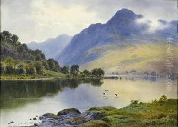 Ben Lomond From Luss Oil Painting by Edward Horace Thompson