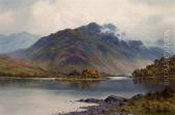 Loch Achray And Ben Venue Oil Painting by Edward Horace Thompson