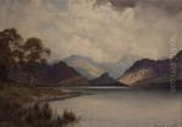 Derwentwater Oil Painting by Edward Horace Thompson