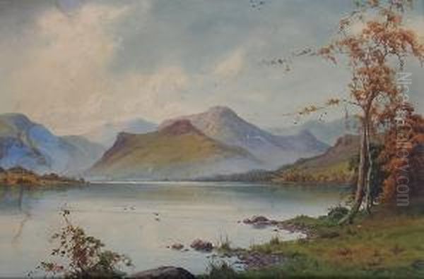 Ullswater Oil Painting by Edward Horace Thompson