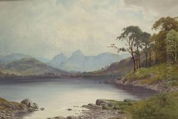 Windermere; Ellesmere Oil Painting by Edward Horace Thompson