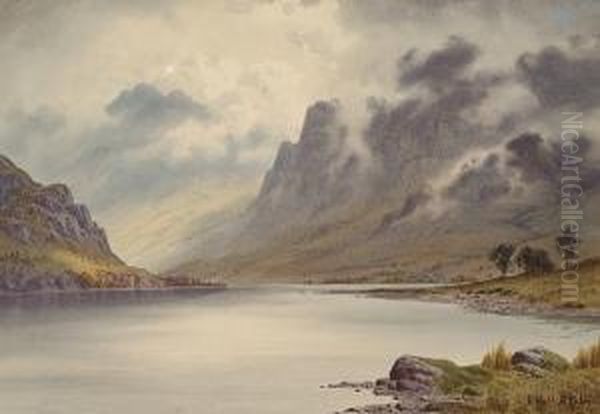 After Rain, Loch Katrine Oil Painting by Edward Horace Thompson