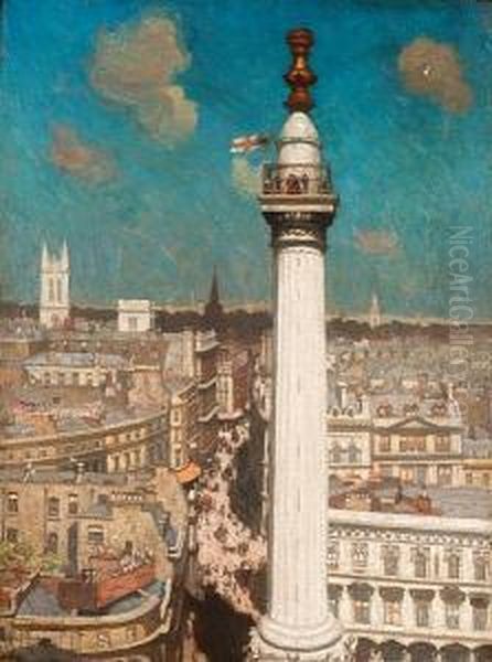 Monument Oil Painting by George Thomson