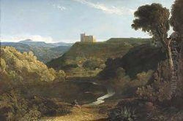 Crichton Castle Oil Painting by John, Rev. Thomson Of Duddingston