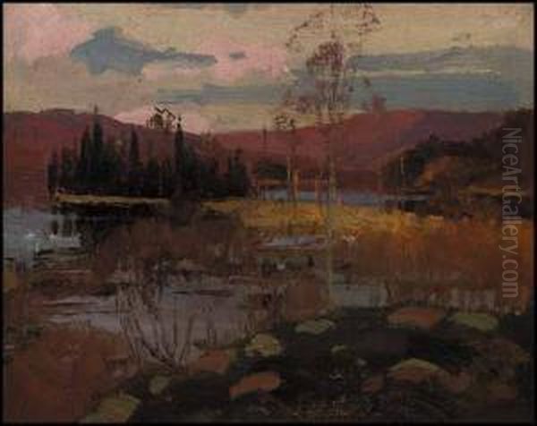 Spring, Algonquin Park Oil Painting by Tom Thomson