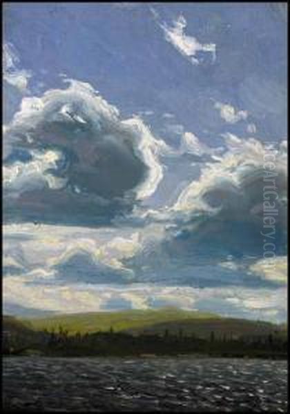 Northern Clouds Oil Painting by Tom Thomson