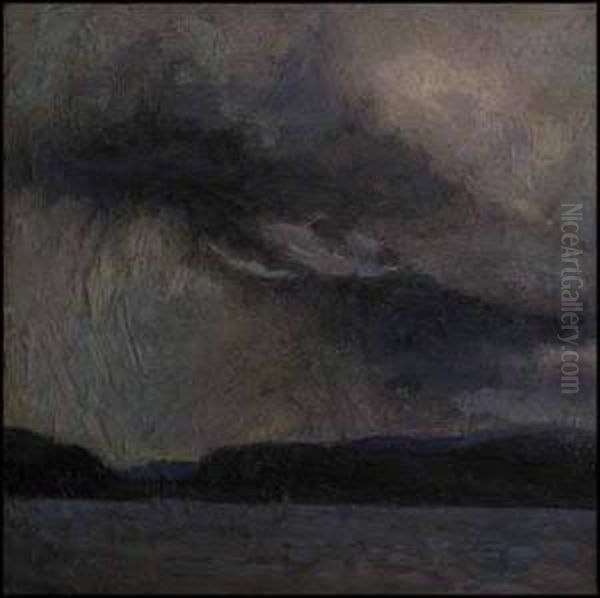 Thunderstorm Oil Painting by Tom Thomson