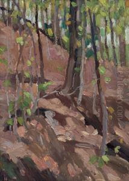 Green Wood, Algonquin Park Oil Painting by Tom Thomson