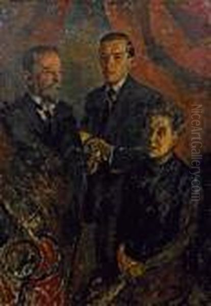 Familie Thony Oil Painting by Wilhelm Thony