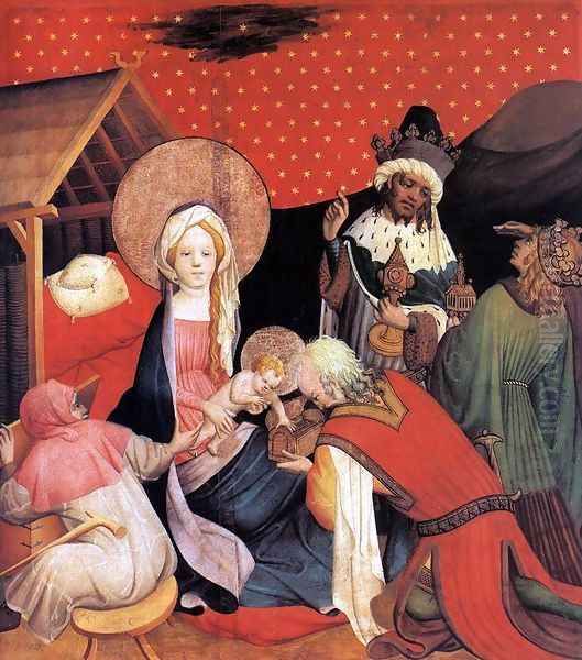 Adoration of the Magi 1424 Oil Painting by Master Francke