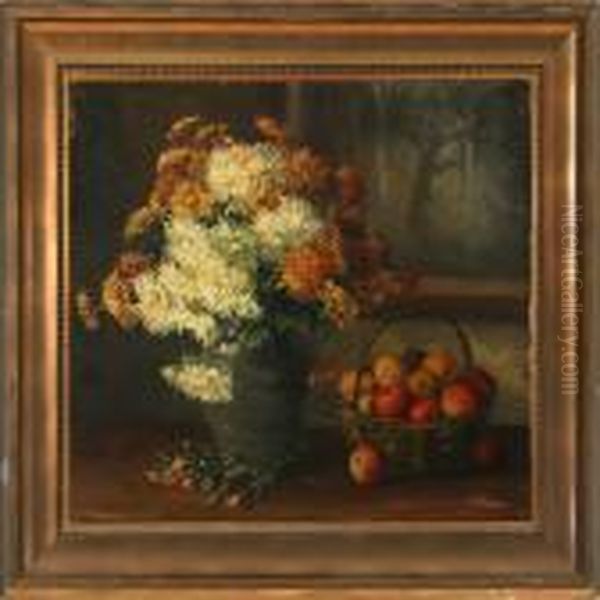 Still Life Oil Painting by Emmy Marie Caroline Thornam