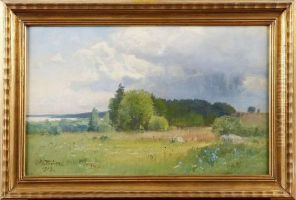 Askmoln Oil Painting by Alfred Thorne