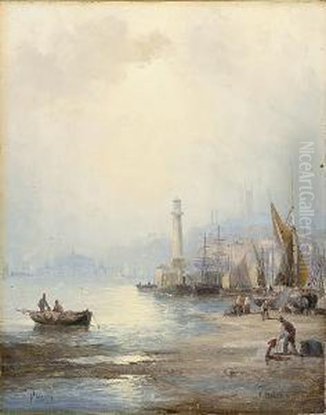 Margate Oil Painting by Hubert Thornley